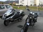 ＣＢ４００ＳＳとＭＡＸＡＭの２ショット写真